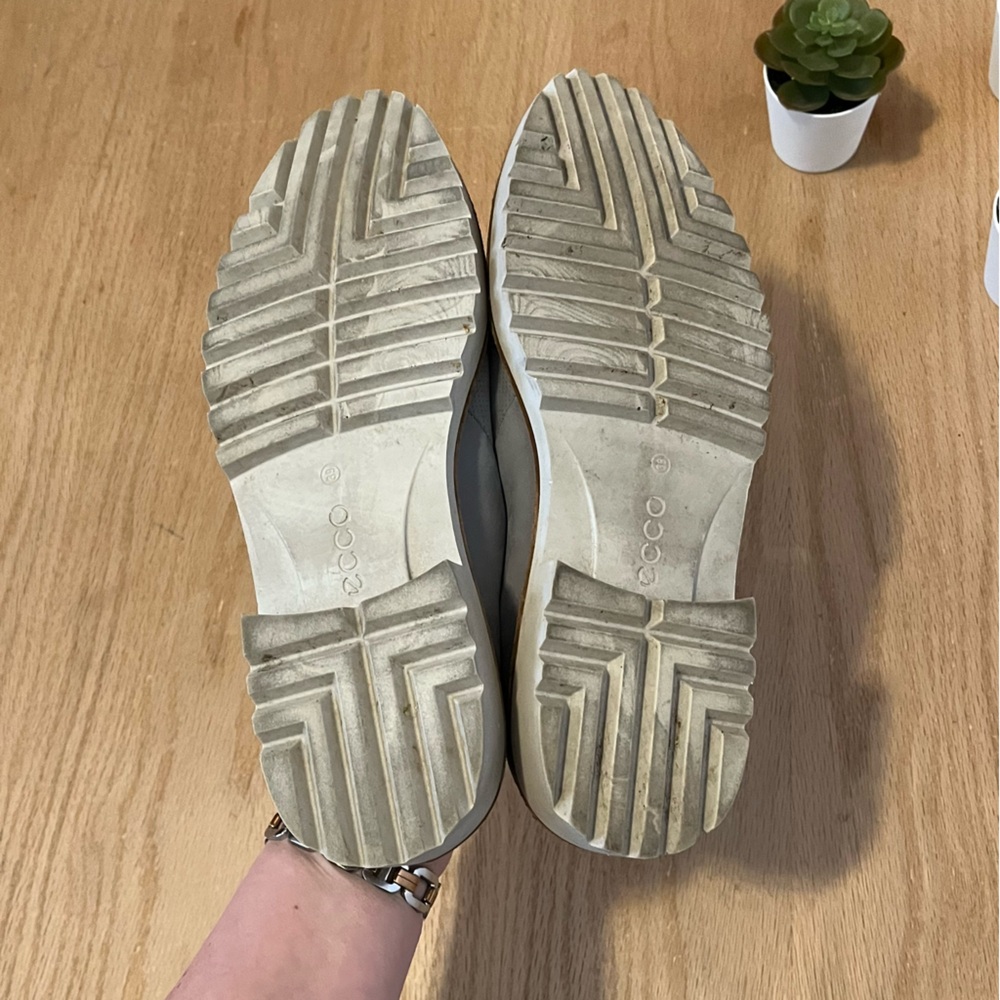 ECCO Womens Modern Tailored Slide Mule in Grey - Picture 6 of 7